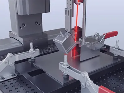 Laser-Positioniersystem