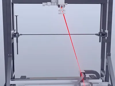 Koaxiales Spot-Following-System