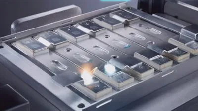 Großformatiges Galvo-Laserschweißsystem